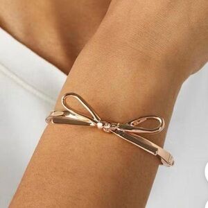 Kate Spade Bow Bangle Rose Gold Color